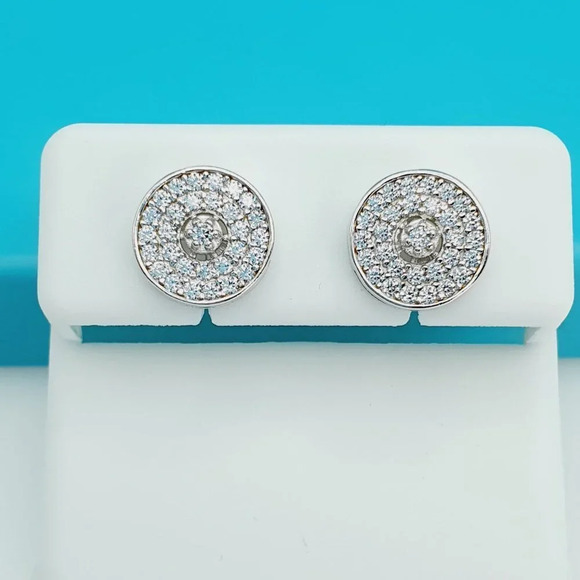 "925 Sterling Silver CZ Beautiful Earrings for Women, 1USPAR4166 - Picture 2 of 11